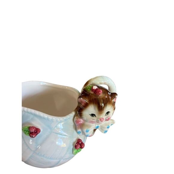 Vintage Kitty Creamer Anthropomorphic Kitschy Kitten Cat Collectible‎ Coffee - Picture 12 of 13